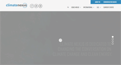 Desktop Screenshot of climatenexus.org
