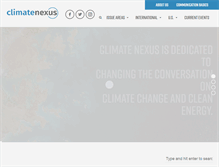 Tablet Screenshot of climatenexus.org
